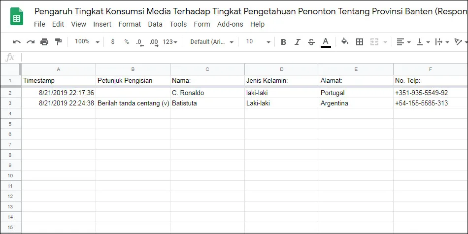 cara membuat kuesioner online 12