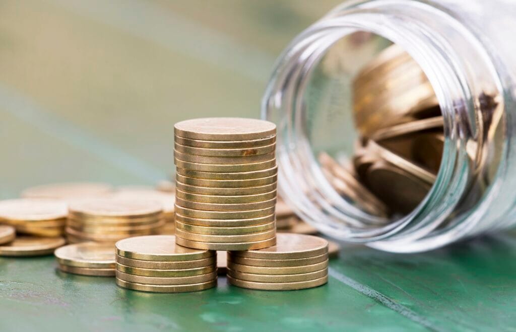 Money savings concept