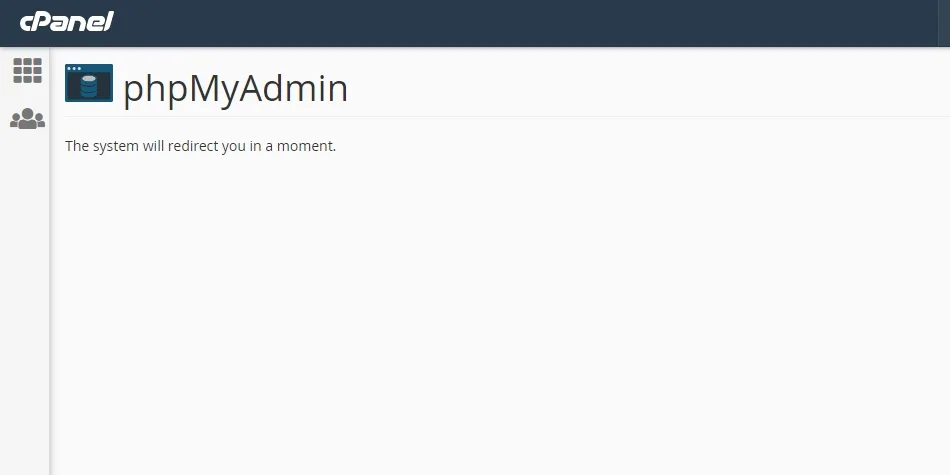 cara masuk phpMyAdmin melalui cPanel