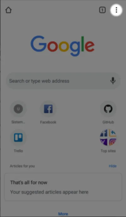 cara menghapus cache di chrome android